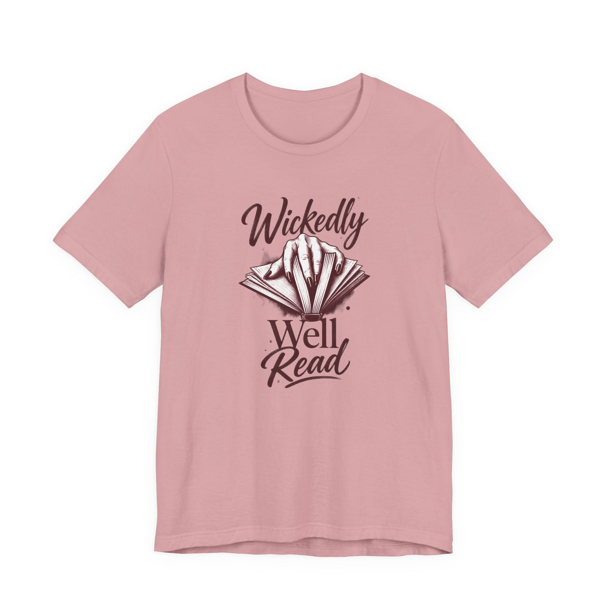 Gothic Hand Opening Book - Dark Romance Reader T-Shirt