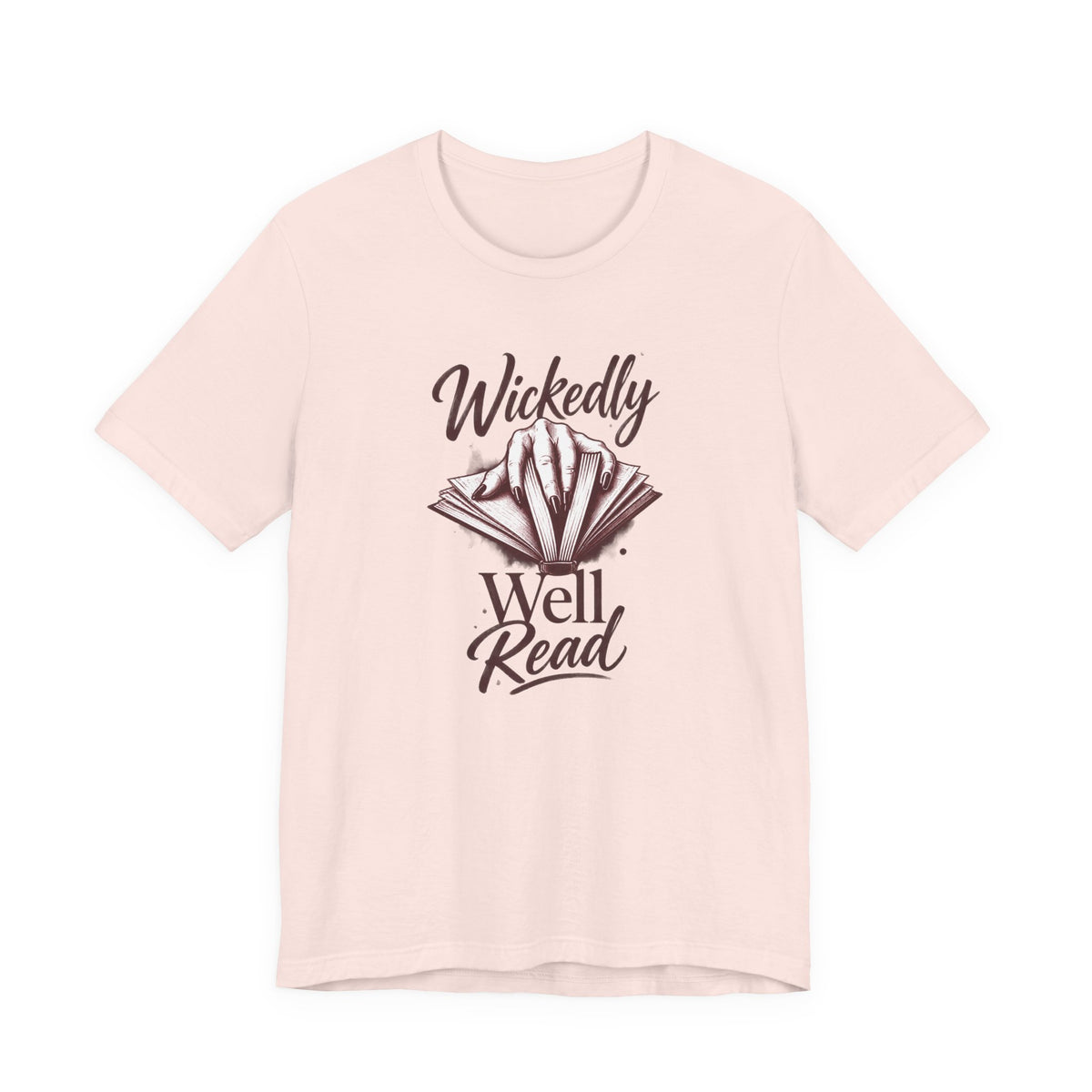 Gothic Hand Opening Book - Dark Romance Reader T-Shirt