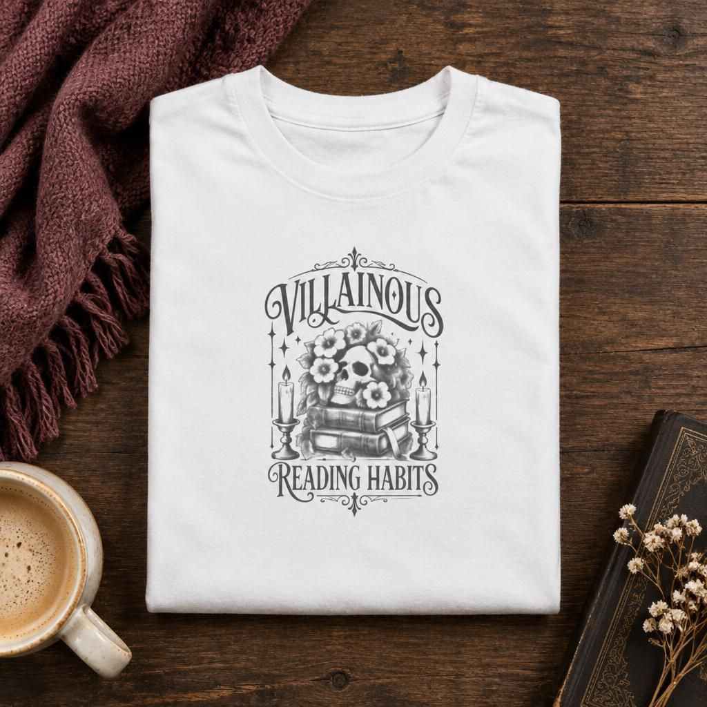 Gothic Ornate Frame - Dark Romance Reader T-Shirt