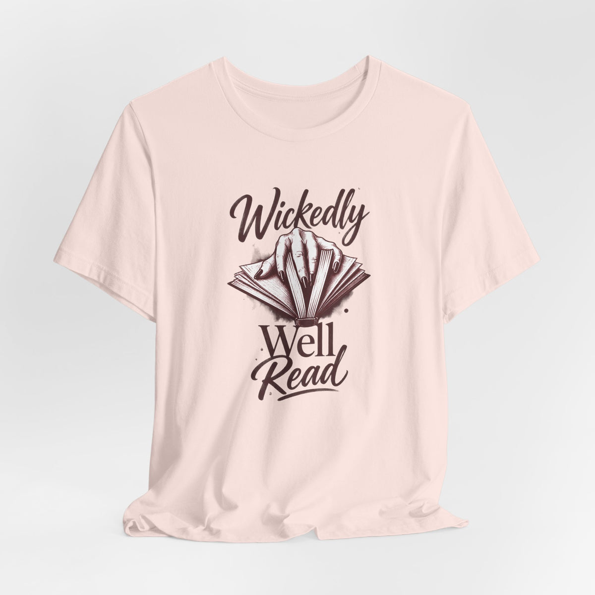 Gothic Hand Opening Book - Dark Romance Reader T-Shirt