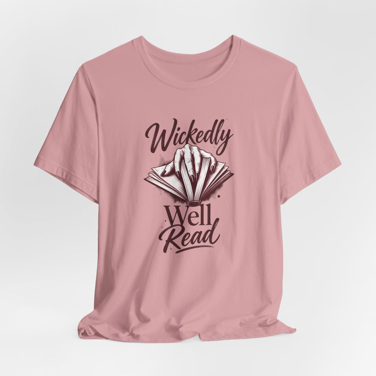 Gothic Hand Opening Book - Dark Romance Reader T-Shirt