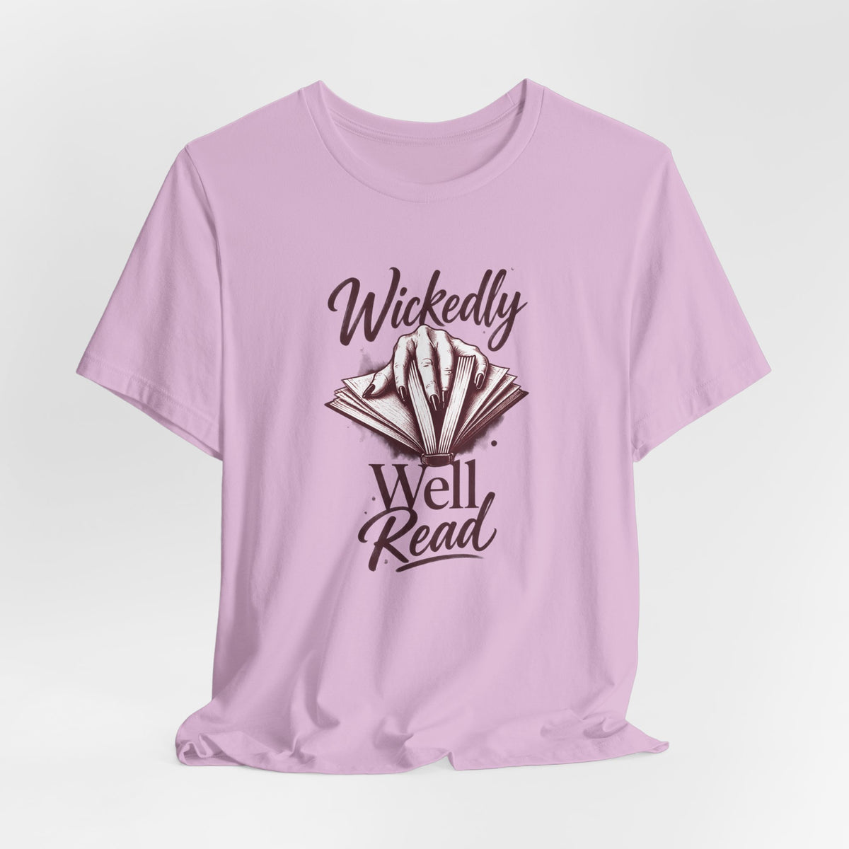 Gothic Hand Opening Book - Dark Romance Reader T-Shirt