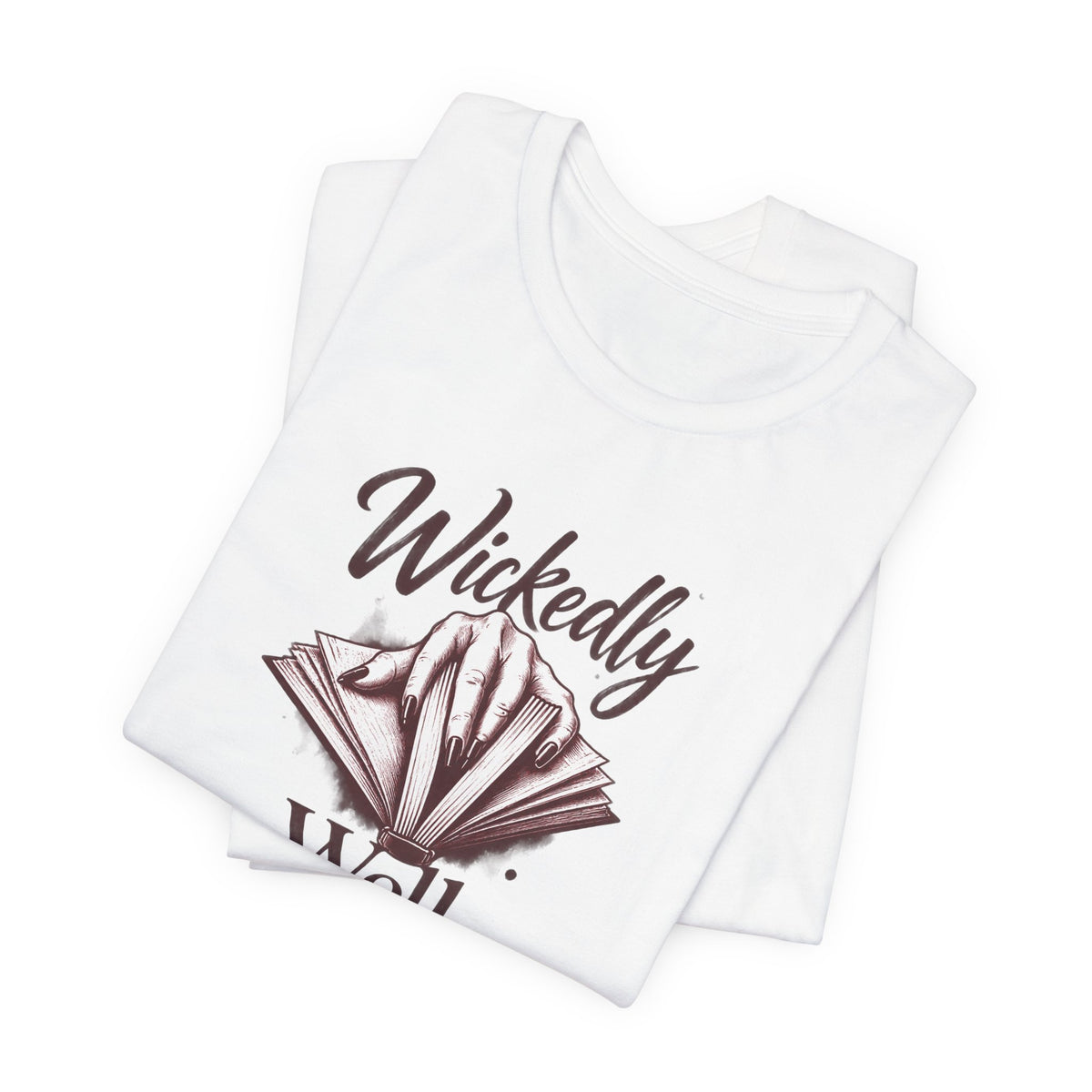 Gothic Hand Opening Book - Dark Romance Reader T-Shirt